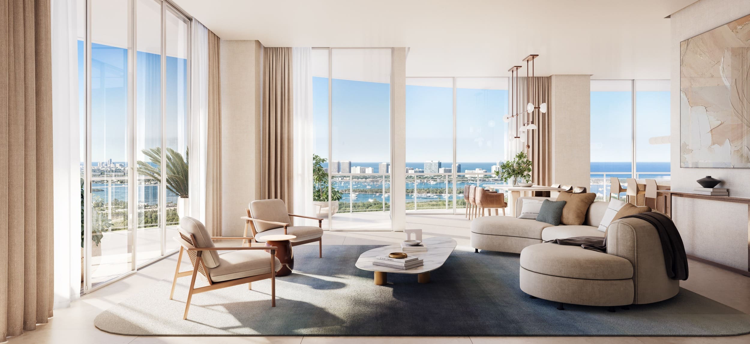 Penthouse living room