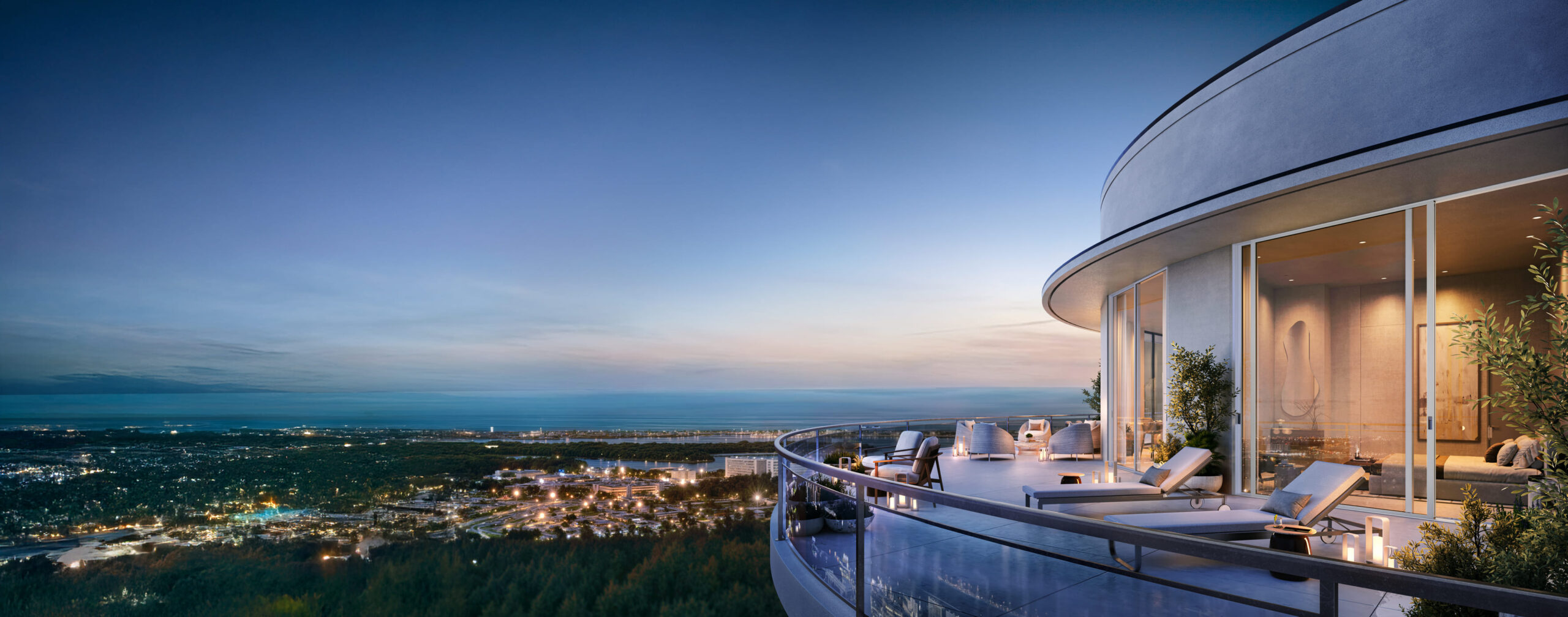 Penthouse balcony
